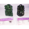 Lab- Certified Green Aventurine Ganesh Laxmi Idol  Weight- 339 Gram