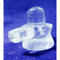 Lab- Certified Indian Sphatik Shivling-Crystal Shivling- 66 Gram