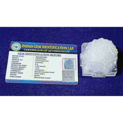 Indian Sphatik Shree Yantra Natural & Indian Crystal- 128 Gram