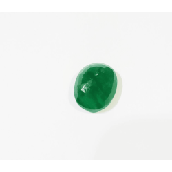 Lab- Certified Panna (Emerald Stone) in Oval Shape - 7.25 Carat