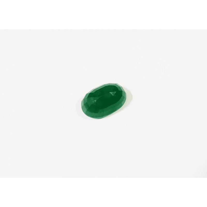 Panna (Emerald Stone) in Oval Shape - 7.25 Carat & Lab- Certified