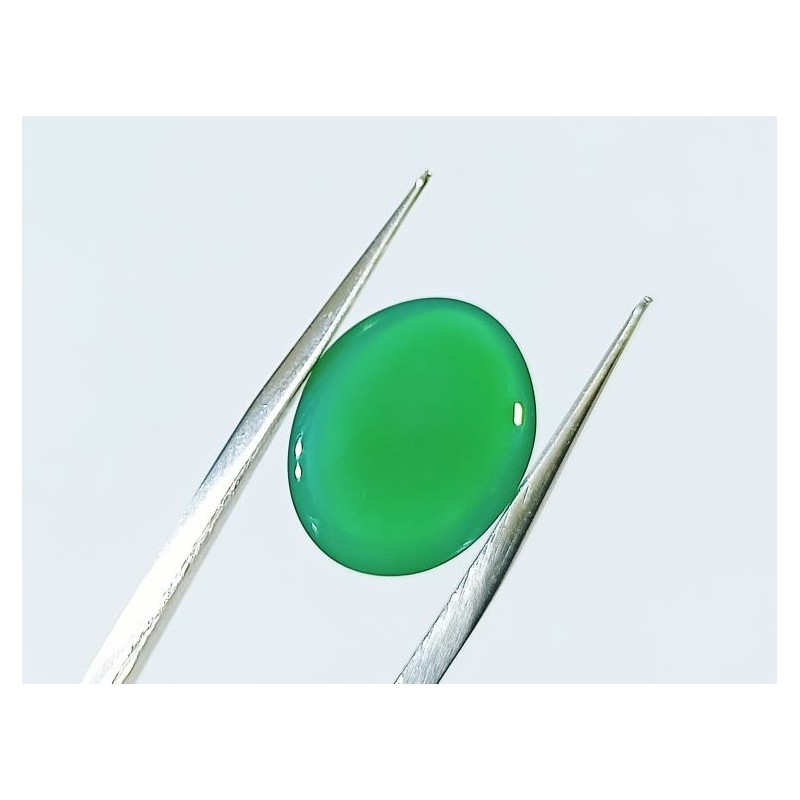 Green Onyx Stone Certified & Natural Onyx- 8.25 Carat