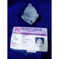 Indian Sphatik Shree Yantra & Lab Certified - 90 Gram