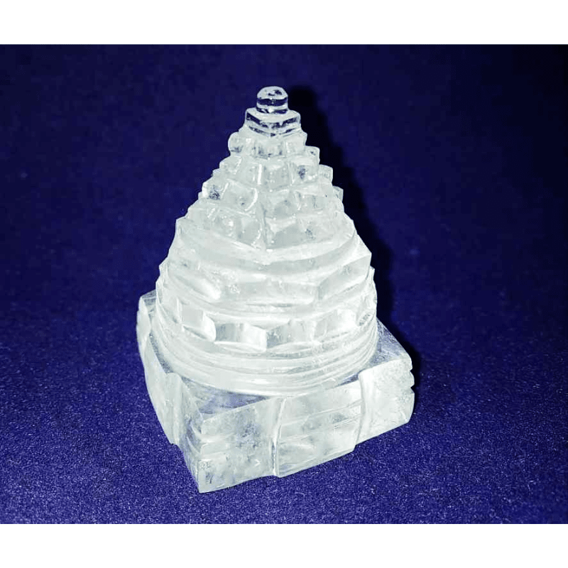 Indian Sphatik Shree Yantra & Lab Certified -82 Gram