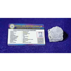 Indian Sphatik Shree Yantra - 63 Gram & Lab-Certified