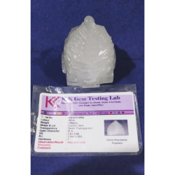 Natural Indian Sphatik Shree Yantra & Lab Certified- 92 Gram