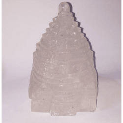 Original Indian Sphatik Shree Yantra & Lab Certified - 357 Gram