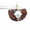 1 Mukhi Rudraksha Beads in Silver Pendant & Lab- Certified