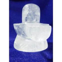 Lab- Certified Indian Sphatik Shivling - 134 Gram