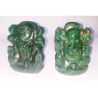 Green Aventurine Laxmi Ganesh  Stone Idol- 280 Gram