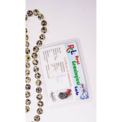 Dalmatian Jasper Mala & Lab - Certified