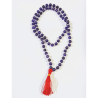 Amethyst Mala / Jamunia Mala 72 Beads 8 mm & Lab- Certified