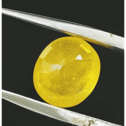 Certified Yellow Sapphire...