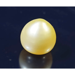 Natural Yellow Pearl (Moti) Stone -7.25 Carat