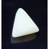 Triangle (Trikona) White Coral Stone   8.25 Carat