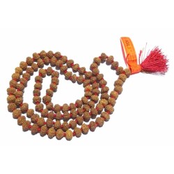 Certified 9 Mukhi Rudraksha Bead Mala, Affordable & Genuine Mala