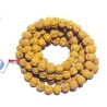 Certified Faceless Rudraksha Mala 10 mm 108 Beads (Nirakar Rudraksha)