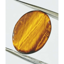 Tiger Eye Gemstone & Lab Certified-12.25 Carat