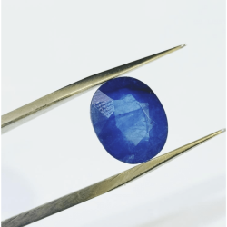 Blue Sapphire (Neelam Stone) Lab-Certified  8.25 Carat