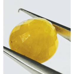 Yellow Sapphire (Pukhraj) Certified - 8.25 Carat