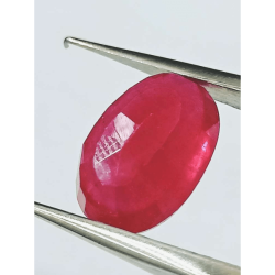 Natural Ruby Stone (Manik) Lab Certified-7.25 Carat