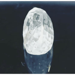 White Zircon Transparent Stone & Lab Certified 5.25 Carat