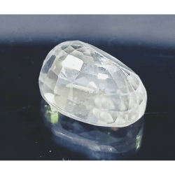 White Zircon Transparent Stone & Lab Certified 5.25 Carat