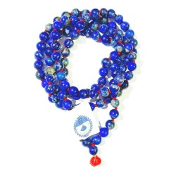 Certified Lapis Lazuli Mala (Lazward Mala) & Original Product 6 mm