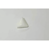 Triangle White Coral Stone (Moonga) Lab Certified   5.25 Carat