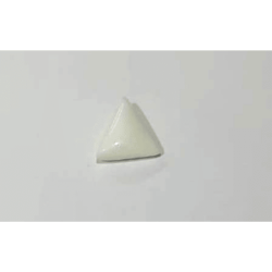 Triangle White Coral Stone (Moonga) Lab Certified   5.25 Carat