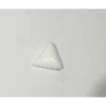 Lab Certified Triangle White Coral Stone (Moonga)  7.25 Carat