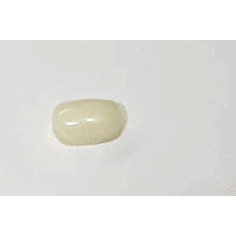 White Coral Stone (Moonga) Lab Certified  5.25 Carat