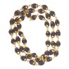 Original Golden Kalp  Five Mukhi Rudraksha Mala (40/45 Bead)