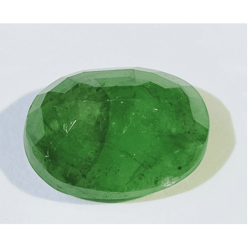 Lab Certified  Panna Stone (Emerald) Oval shape - 7.25 Carat