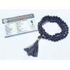 Black Tourmaline Mala 108 Beads & 6 mm - Lab Certified, Original and Natural