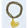 Natural Pyrite Mala -Certified, Lab Tested & Origanal