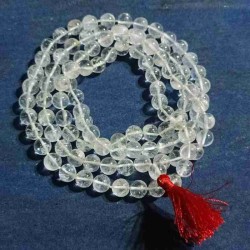 Indian Sphatik Mala & Certified Quality 10 mm Approx