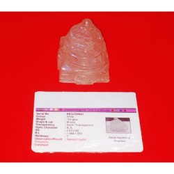 Certified Indian Sphatik Shree Yantra (100-105) Gram