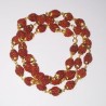 Rudraksha Mala With Golden Cap Original (45 Beads) 5 to7mm