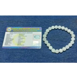 Selenite Bracelet Certified & Authentic With Lab Certification