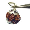 Natural 8 Mukhi Rudraksha (Nepali) Bead In Silver Locket