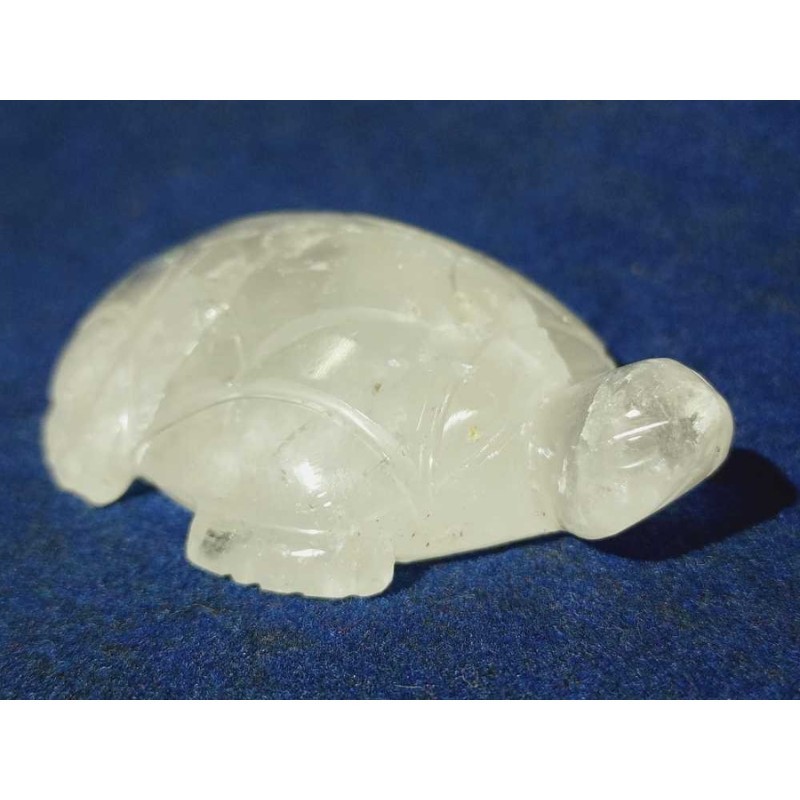 Genuine Indian Sphatik Kachua (Tortoise) & Lab Certified -50 to 55 Gram Approx