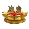 Shriparni Wooden Lotus Singhaasan (Throne) 3 Inch - Made Of ShriParni Wood