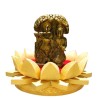 Shriparni Wooden Lotus Singhaasan (Throne) 6 Inch - Made Of ShriParni Wood