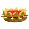 Shriparni Wooden Lotus Singhaasan (Throne) 10 Inch - Made Of ShriParni Wood
