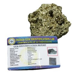 Certified Golden Pyrite Raw Stone 1 Piece 1.810 Kg