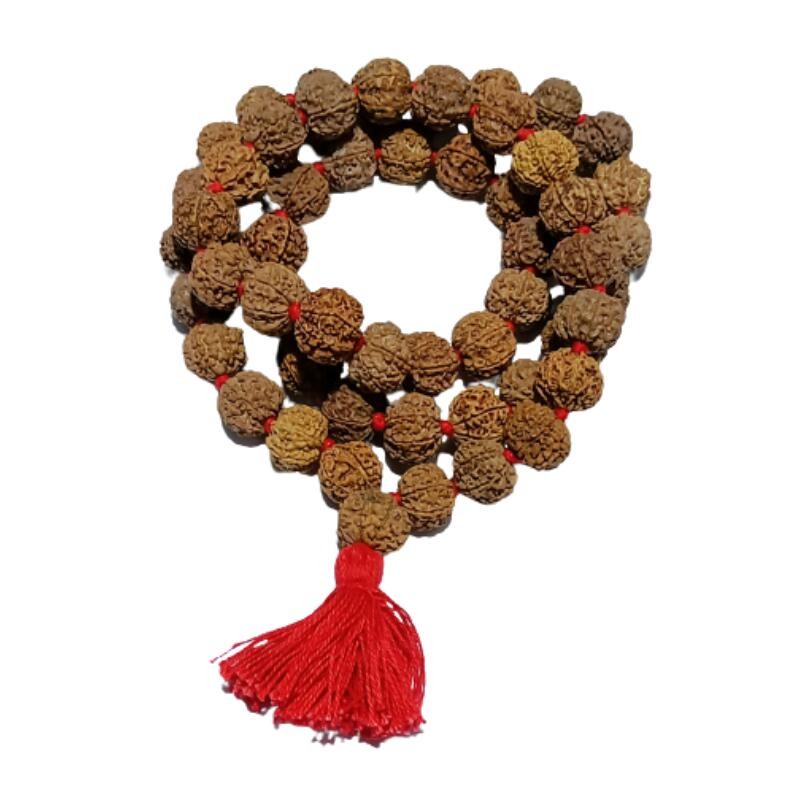 Shani Mala Rudraksha - Nepali 7 Mukhi Rudraksha (54+1) Beads