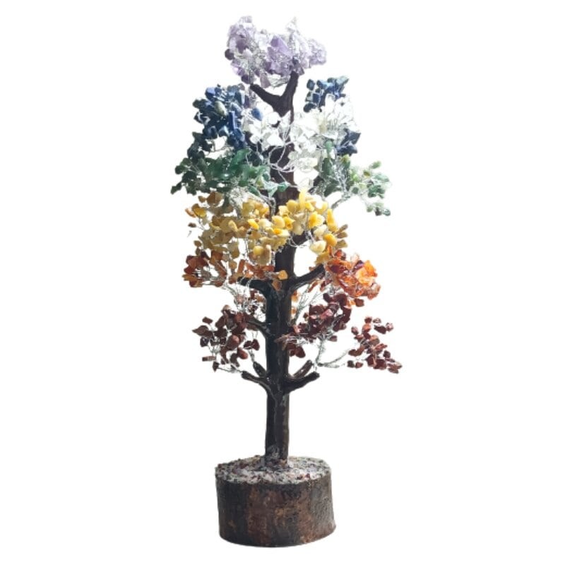 Big Seven Chakra Tree - 1000 Pieces Multicolour Stones Certified