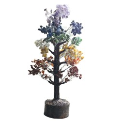 Big Seven Chakra Tree - 1000 Pieces Multicolour Stones Certified