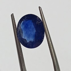 Blue Sapphire (Neelam Stone) Lab-Certified 6.03 Carat